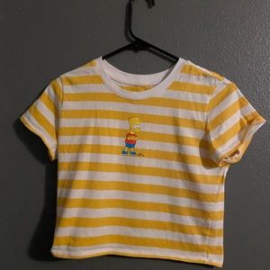 Bart Simpson crop top